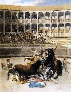Francisco de Goya Picador Caught by the Bull china oil painting artist